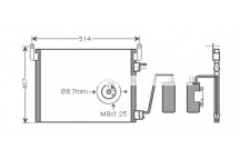 CNDNSR VAUXHALL SIGNUM VECTRA C 03-09