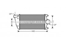 INTERCOOLER LH PORSCHE 911 06-10