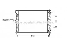 RADIATOR VW 91-99