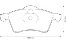 Brake Pad Set - Disc Brake VW 90-03