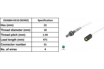 LAMBDA SENSOR FT QASHQAI 07-13