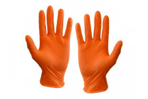Saville NG602FXL Comfit Orange Microtex Nitrile Gloves XL -