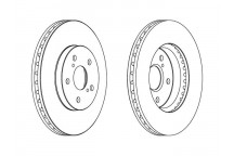 Brake Disc Toyota 97-08