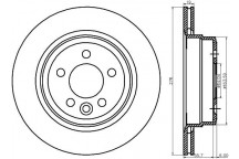 PAIR BRK DISCS R MG ROVER 99-05