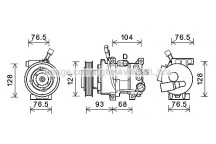 CMPRSSR KIA RIO 11-17