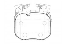 Brake Pad Set - Disc Brake BMW Rolls-Royce 15-23