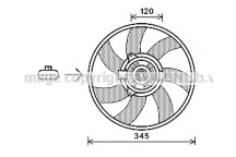 CLG FAN LH VAUXHALL MERIVA 10-20