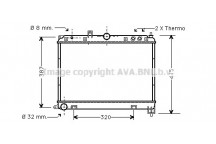 RADIATOR ROVER 94-99