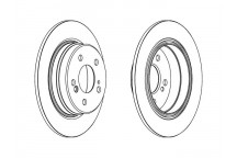 PR BRK DISC R MERC E CLASS 86-08