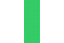 E.V No Plate Plain Green Sticker