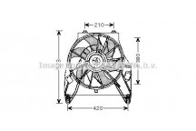 CLG FAN RENA KANGOO 98-03