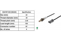 LAMBDA SENSOR SAAB 93 03-09