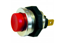 Autobar Red Push Button Momentary Switch 22mm