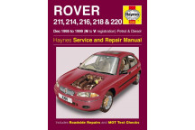 Workshop Manual Haynes Manual Rover200 95-98