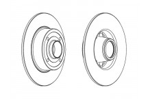 Brake Disc Renault 02-15