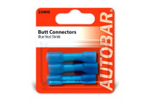 Autobar Heat Shrink Butt Connectors Blue Pack of 3