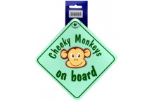 Cheeky Monkey Green Sticker