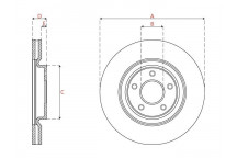 Brake Disc Nissan Renault 14-24