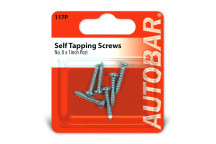 Autobar Self Tappers No.8 x 1 Posi?Drive Pack of 6