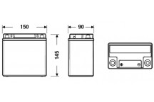 Starter Battery Jaguar Land Rover 09-22