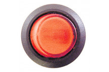 Pearl Automotive PWN562 Mini Round Illuminated Switch - Red