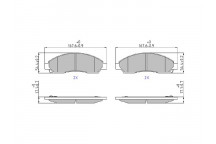 Brake Pad Set - Disc Brake Isuzu 02-12
