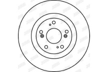 SINGLE BRK DISC FT HOND CIVIC SAAB 93 98-05