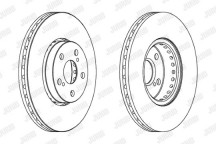 SINGLE BRK DISC FT AVENSIS 97-03