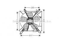 CLG FAN HOND ACCORD 89-93