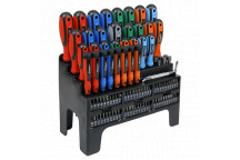 Sealey S01248 100 Piece Screwdriver Bit & Nut Driver Set - P