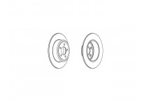 PR BRK DISC R CHRY 300 12-15