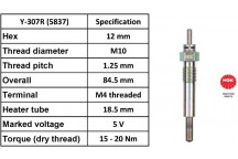 Glow Plug Vauxhall 88-94