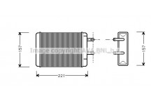 HEAT BLOWER VAUXHALL ASCONA B MANTA 80-80
