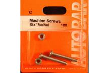 Autobar Machine Screws 4BA x 1 Pack of 2