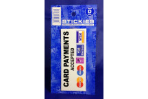 Card Payments Accepted Sticker