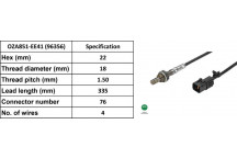LAMBDA SENSOR HYUN I10 KIA PICANTO RIO 08-21