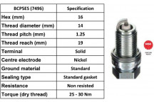Spark Plug Peugeot Renault Saab Ssangyong 82-06