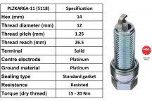Spark Plug Nissan Renault 04-16