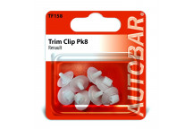 Autobar Renault Trim Clip Pack of 8