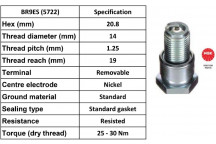 SPARK PLUG BR9ES