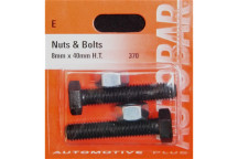 Autobar Nuts & Bolts 8mm x 40mm Pack of 2