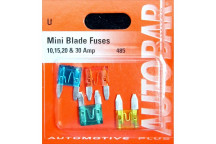 Autobar Assorted Mini Blade Fuses Pack of 4
