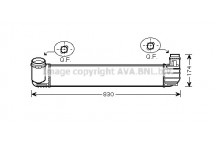 Charge Air Cooler Renault 08-16