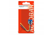 Autobar H7 Ceramic Bulb Holder Angled Leads