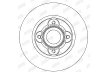 SGL BRK DISC R RENA CLIO MEGANE CLASSIC 91-05