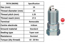 Spark Plug Citroen Peugeot Renault Volvo 73-96