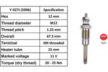 Glow Plug Renault 94-03