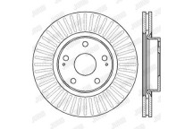SINGLE BRK DISC FT TOYO AURIS AVENSIS 04-10