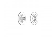 SGL BRK DISC R RENA GRAND SCENIC 09-11