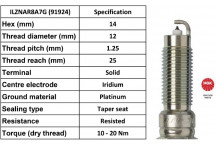 Spark Plug Ford 14-20